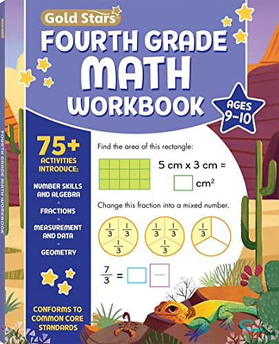 Fourth Grade Math Workbook Ages 9 to 10