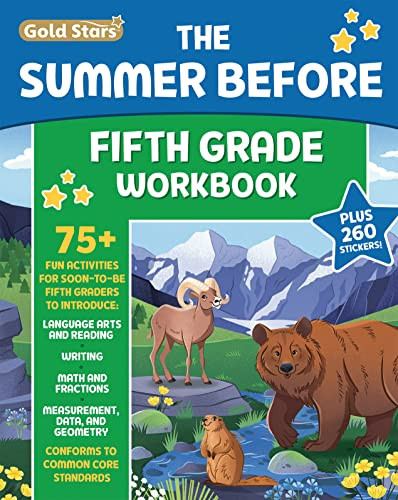 Summer Before Fifth Grade Workbook