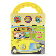 CoComelon Wheels on the Bus 3-Button Sound Board Book for Babies