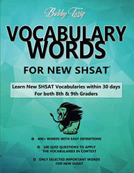VOCABULARY WORDS FOR NEW SHSAT
