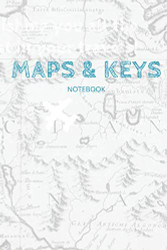Maps & Keys Notebook: Quad Ruled Paper
