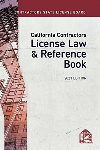California Contractors License Law & Reference Book