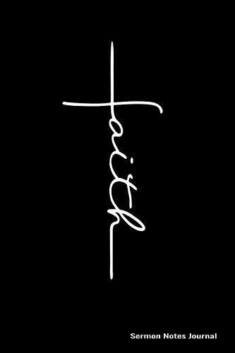 Sermon Notes Journal: Simple Faith Cross Note Taker for Girls Boys