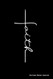 Sermon Notes Journal: Simple Faith Cross Note Taker for Girls Boys