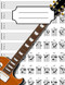 Guitar Tab Notebook: Blank Guitar Tablature Writing Paper with Chord