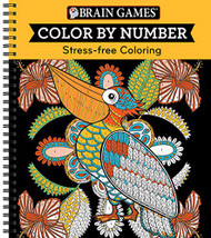 Brain Games - Color by Number: Stress-Free Coloring (Orange)