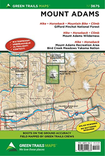 Mount Adams WA No. 367S (Green Trails Maps 367S)