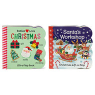 2 Pack Christmas Lift-a-Flap Board Books (Chunky Lift a Flap)
