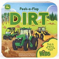 John Deere Kids Peek-a-Flap Dirt - Lift-a-Flap Board Book for Little