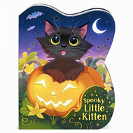 Spooky Little Kitten Halloween Cat-Shaped Board Book