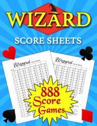 Wizard Score Sheets: 888 Large Score Pads for Scorekeeping - Wizard