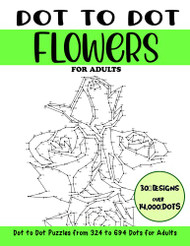 Dot to Dot Flowers for Adults