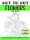 Dot to Dot Flowers for Adults