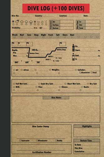 Dive Log (+100 Dives)