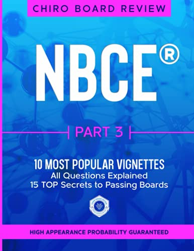 NBCE Part 3 - Most Popular VIGNETTES for Part 3 Chiropractic Board