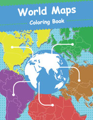 World Maps Coloring Book