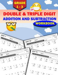 Double & Triple Digit Addition and Subtraction Workbook