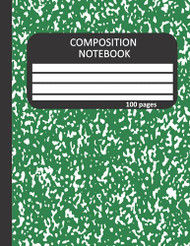 Green Composition Notebook Wide Ruled