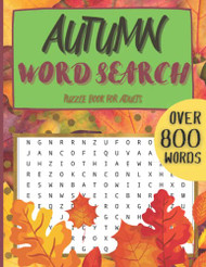 Autumn Word Search Puzzle Book For Adults