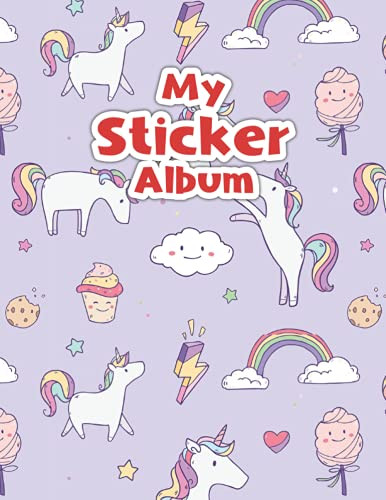 My Sticker Album: Blank Sticker Book - Blank Sticker Collecting Album