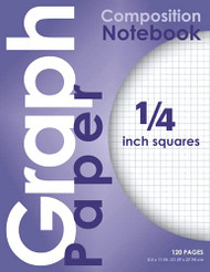 Graph Paper Notebook 1/4 inch squares