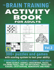 BRAIN TRAINING GAMES - ACTIVITY BOOK FOR ADULTS Volume 2