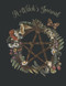 Witch's Journal 500 Page Notebook for Tarot Dreams Spells Runes
