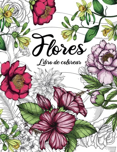 Flores - Libro de colorear para adultos