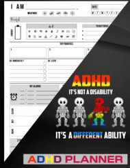 ADHD Planner: The Undated Weekly Daily Schedule Organizer Tracker