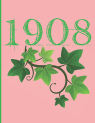 Alpha Kappa 1908 Pink & Green Alpha Composition Notebook