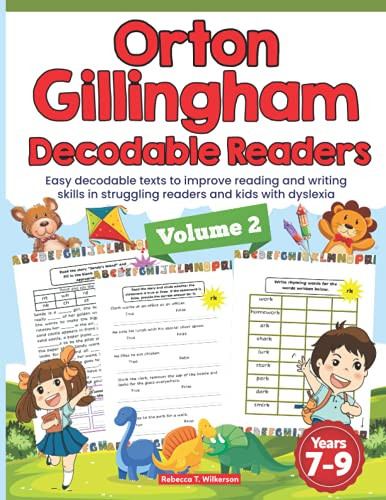 Orton Gillingham Decodable Readers. Easy decodable texts to improve Volume 2