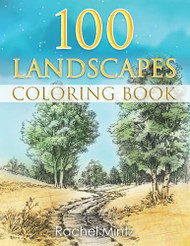 100 Landscapes Coloring Book