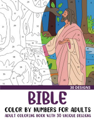 Bible Color by Numbers for Adults