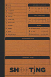 Shooting Data Book: Shooting Log Book With Target Diagrams - Shooting