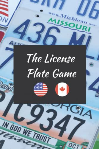License Plate Game - an activity book for road trips | U.S.