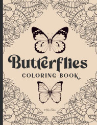 BUTTERFLIES: Coloring Book for Adults