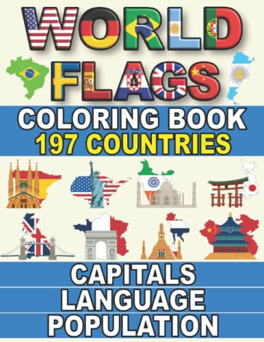 World Flags Coloring Book