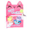 Claire's Diary With Lock For Girls | Kitty Candy Furry- Kids Journal
