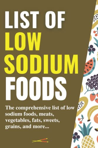 list of low sodium foods