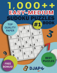 1000++ Easy Medium Sudoku Puzzles Book
