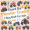 Count The Monster Trucks! I Spy Book for Kids Ages 2-5