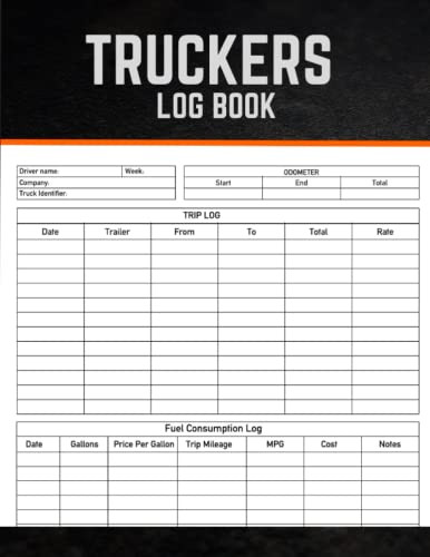 Trucker Log Book 2022