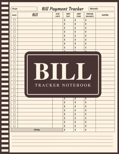 Bill Tracker Notebook