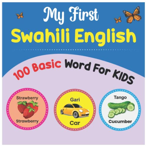 My First 100 Basic Swahili English Words for Kids