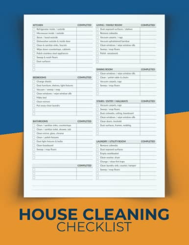 House Cleaning Checklist