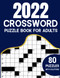 2022 Crossword Puzzles Book For Adults