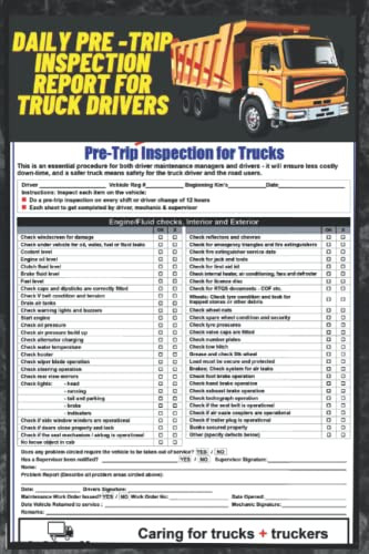 DAILY PRE-TRIP INSPECTION REPORT FOR TRUCK DRIVERS