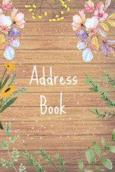 Address Book: Address & Phone Number Book with Alphabetical Tabs - Log