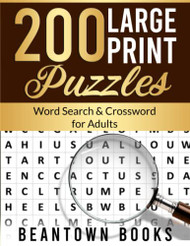 Large Print Puzzle Book for adults