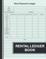 Rental Ledger Book: Rental Property Record Book for Landlord Rental